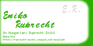eniko ruprecht business card